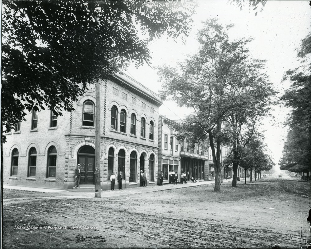 Railroad Ave., Alderson, WV - Photo by J.W. McClung 1907