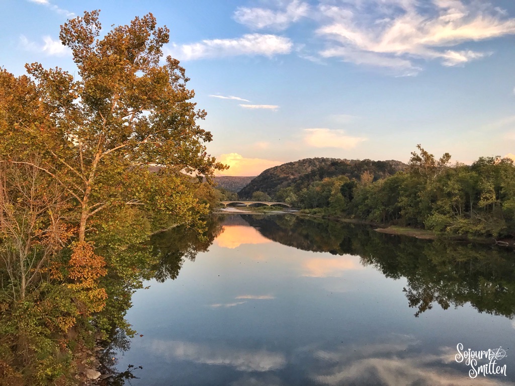 Greenbrier River and Memorial Bridge - Photo by Stacy Eskins 2019